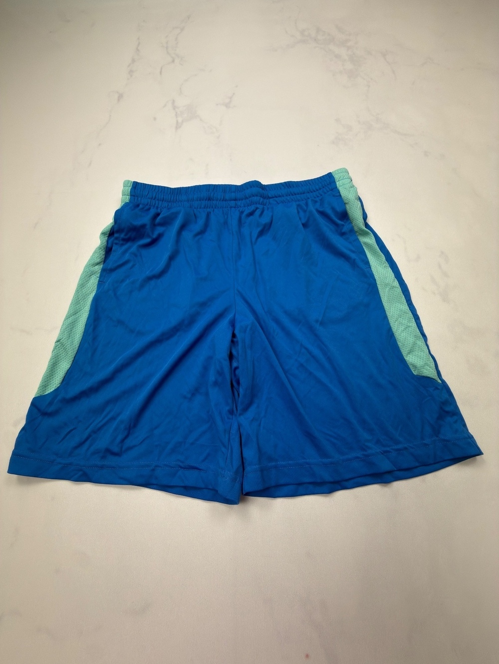 Tek Gear Athletic Shorts Blue Sporty - Boys XL Husky